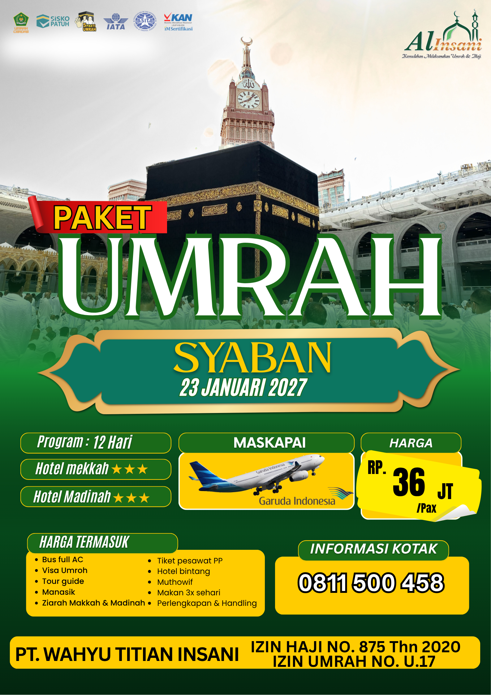 BROSUR SYABAN 23 JANUARI 2027